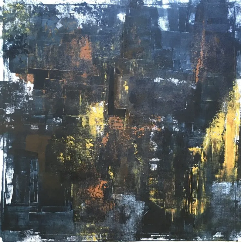 Akrylmålning Nougat av Judith Rabecq