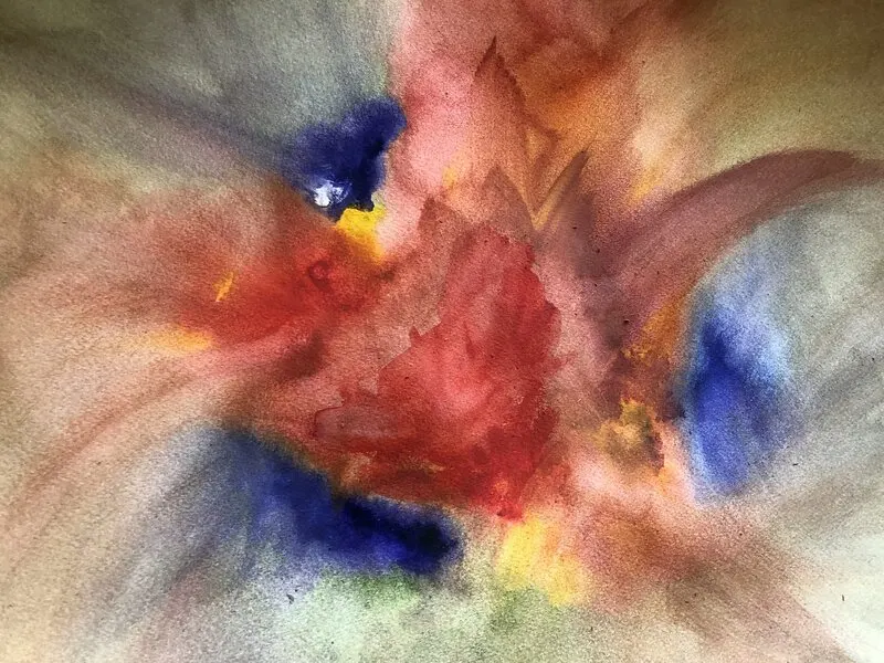 Akvarell Papegoja av Anitas Art/Anita Nyberg