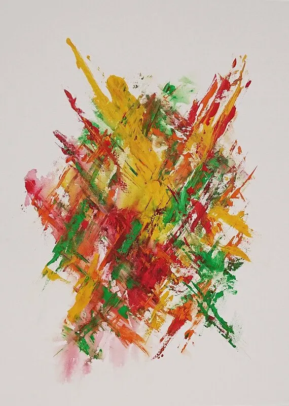 Akrylmålning Reggae summer av Amie Norrman Söderman