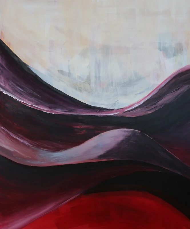 Akrylmålning Drapes1 av John Eriksson