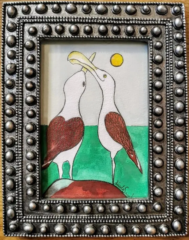 Akvarell av Linda Sandgren