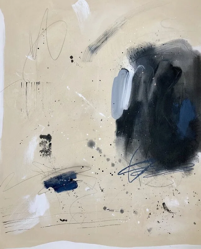 Akrylmålning Raw Canvas No. 8 av Jimmy Ralsmark
