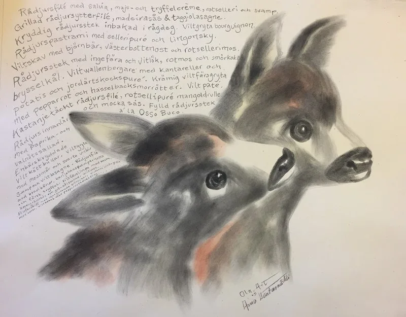 Jag brukade psyka brorsan genom att rabbla väl valda recept ur Allt om mat av Ola Art