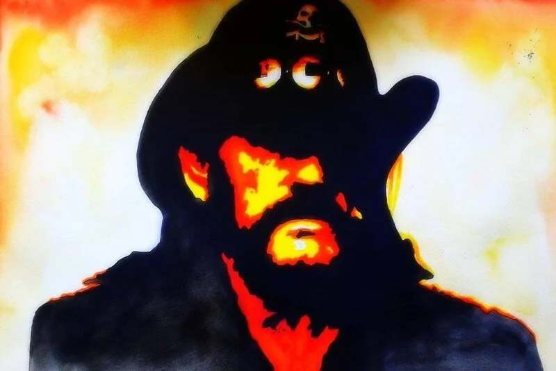 Akvarell Mr Kilmister av Cia Lindén