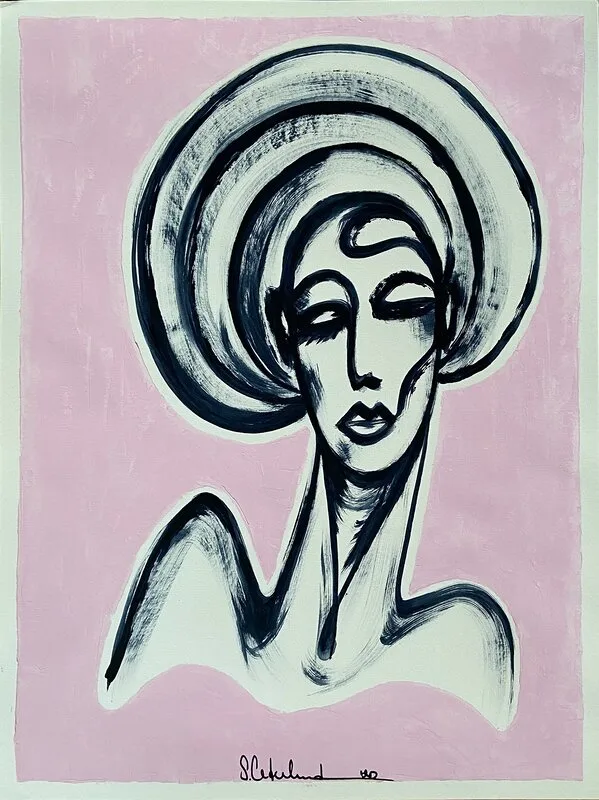 Akrylmålning av Susanne Cederlund