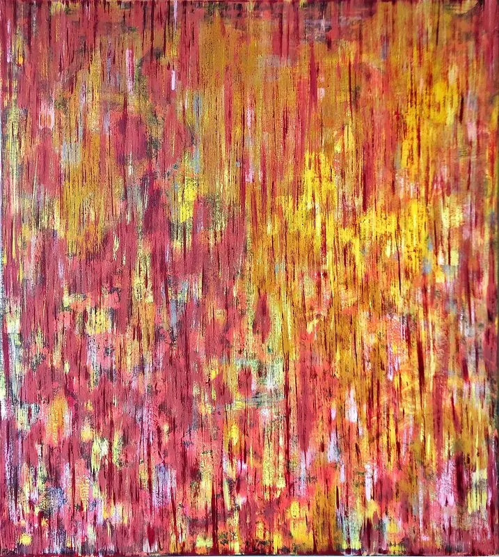 Akrylmålning Turquoise av Helena Christensen