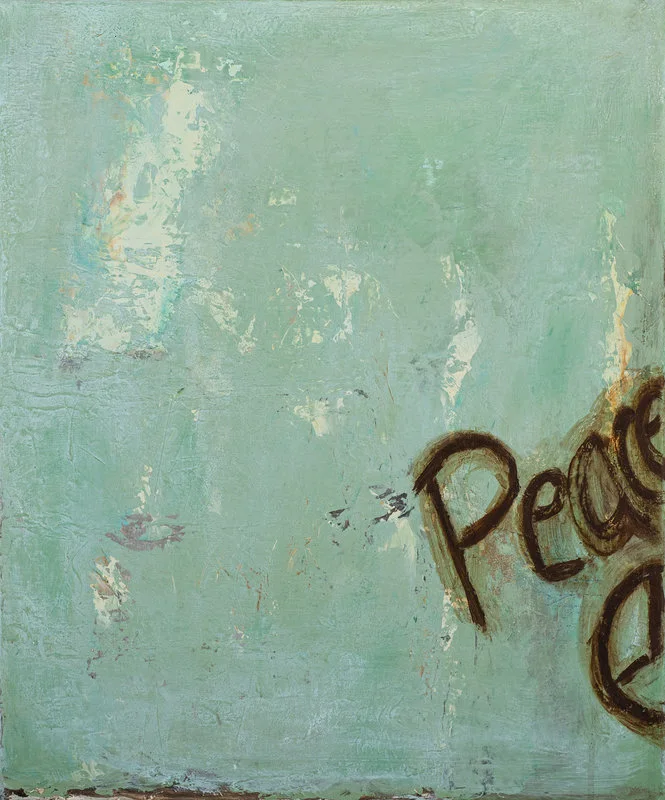 Akrylmålning Peace av Lee Seger