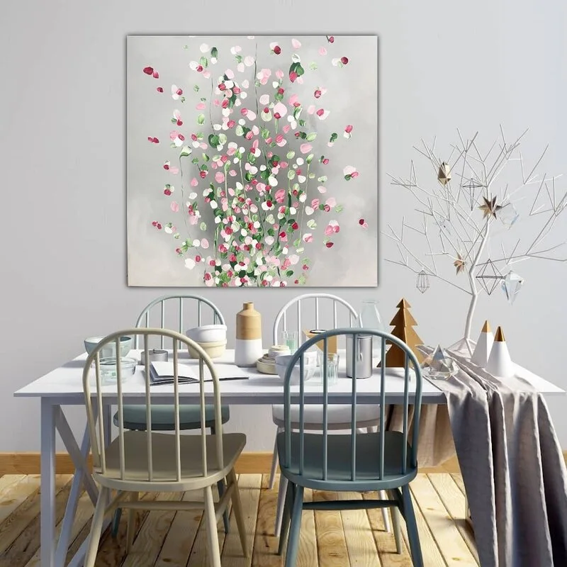 Akrylmålning PETALI DI ROSA av Anna Artistockholm Brandt