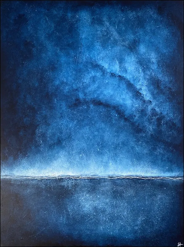 Akrylmålning No. 201003 Arcus Cloud Horizon av Stellan Fine Art