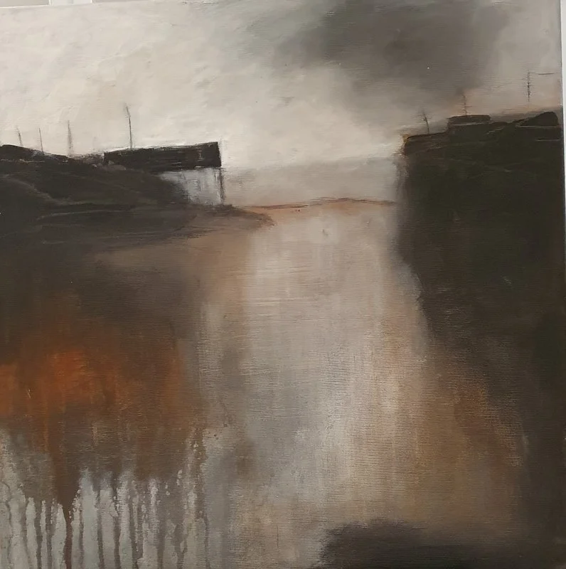 Akrylmålning av Birgitta Näsström