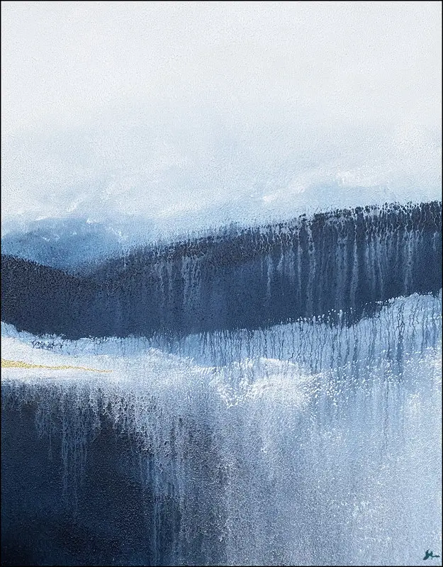 Akrylmålning No.201101, North av Stellan Fine Art