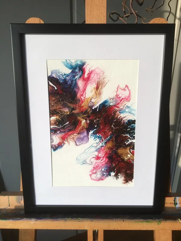 Akrylmålning 3 av Camilla Rosén