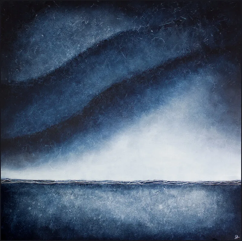 Akrylmålning No. 201201, Horizon av Stellan Fine Art