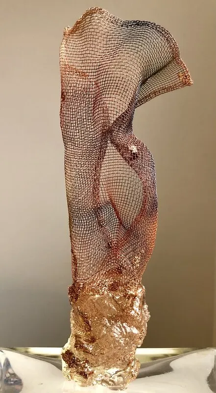Skulptur Hot ice av Lena Nilson