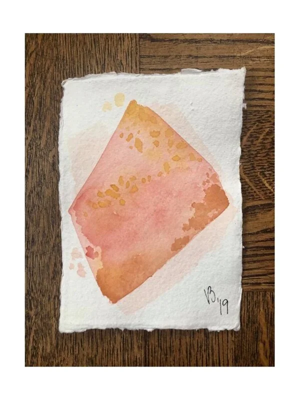 Akvarell Dust No. 4 av Viktoria Boström