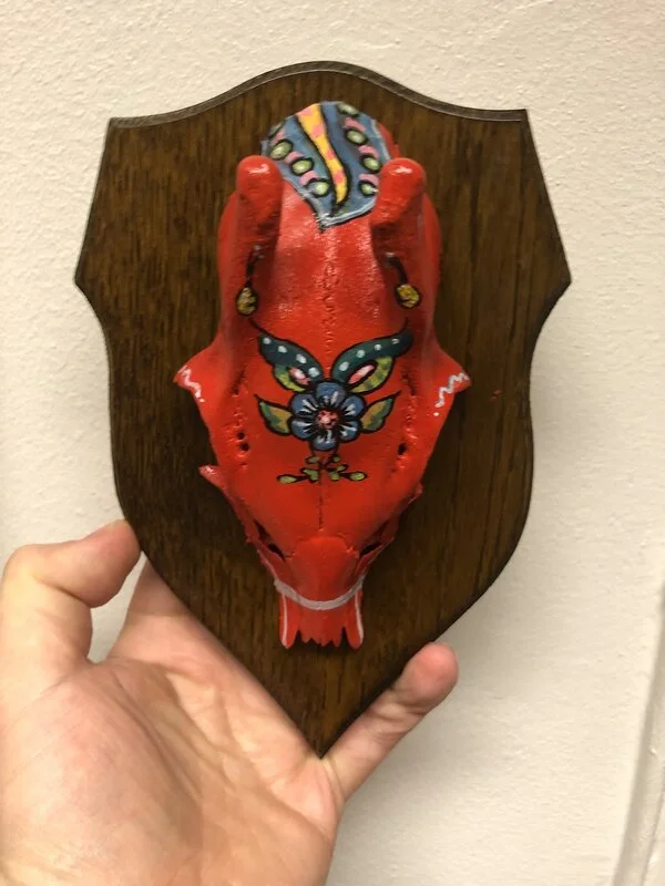 Skulptur Dalahorse trophy av Ola Art
