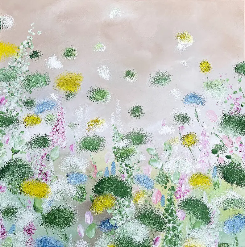 Akrylmålning DAWN av Anna Artistockholm Brandt