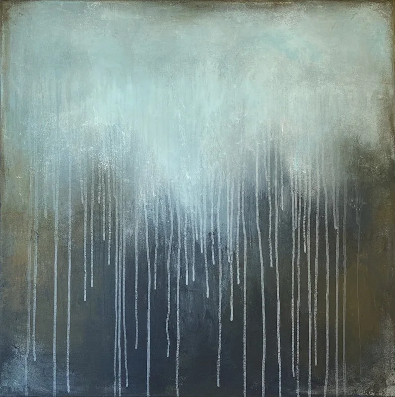 Akrylmålning Silencing av Maria Slättman