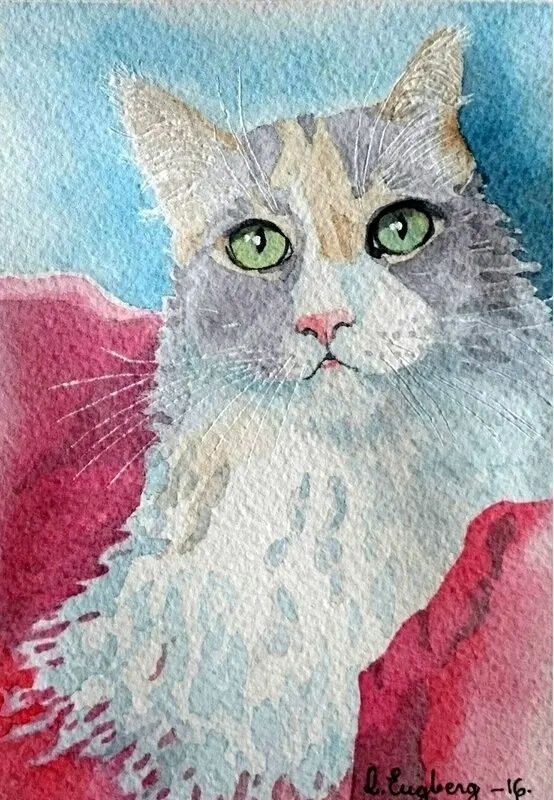 Akvarell av Catharina Engberg