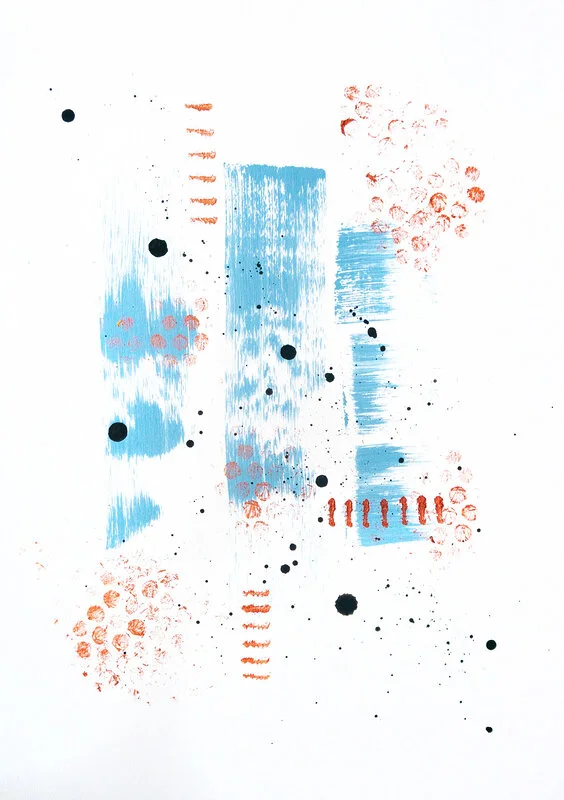 Akrylmålning Calm av Anna Norén