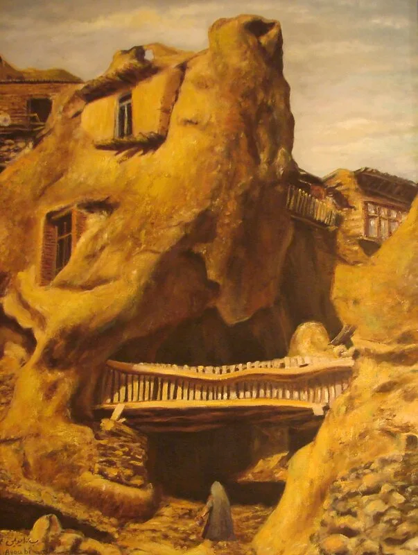 Oljemålning av Bahar Ayoubi