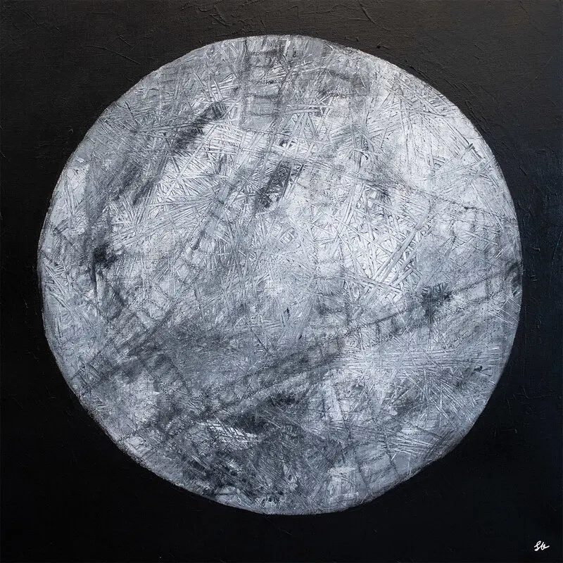 Akrylmålning No. 210403 Uncertain Object av Stellan Fine Art