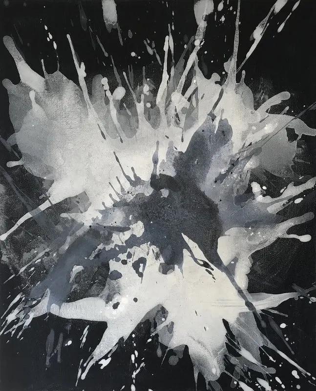 Akrylmålning Macrophage av Maria Slättman