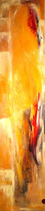 Akrylmålning Mina sanna ord av Slavenca Petre