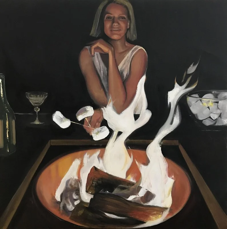 Oljemålning Olga av Judy Rydell