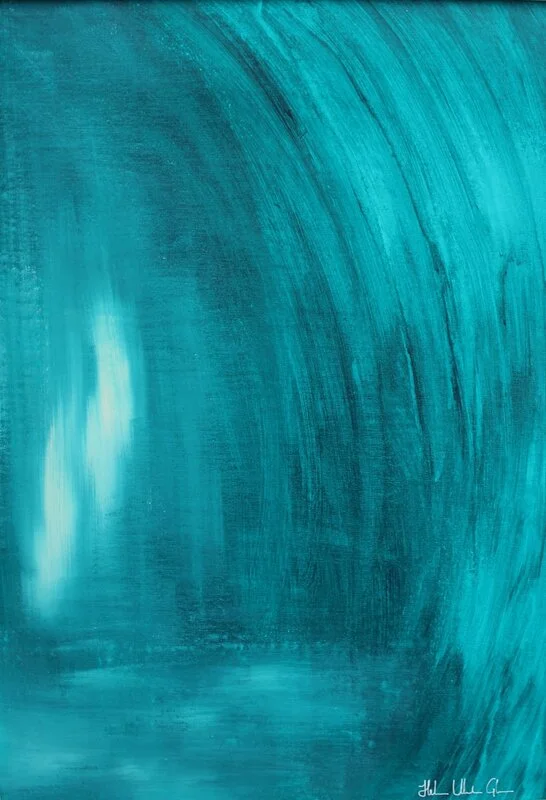 Akrylmålning Invisible touch av Helena Glans