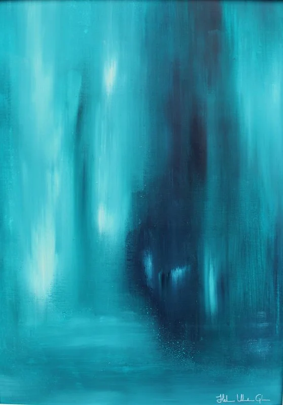 Akrylmålning Invisible av Helena Glans