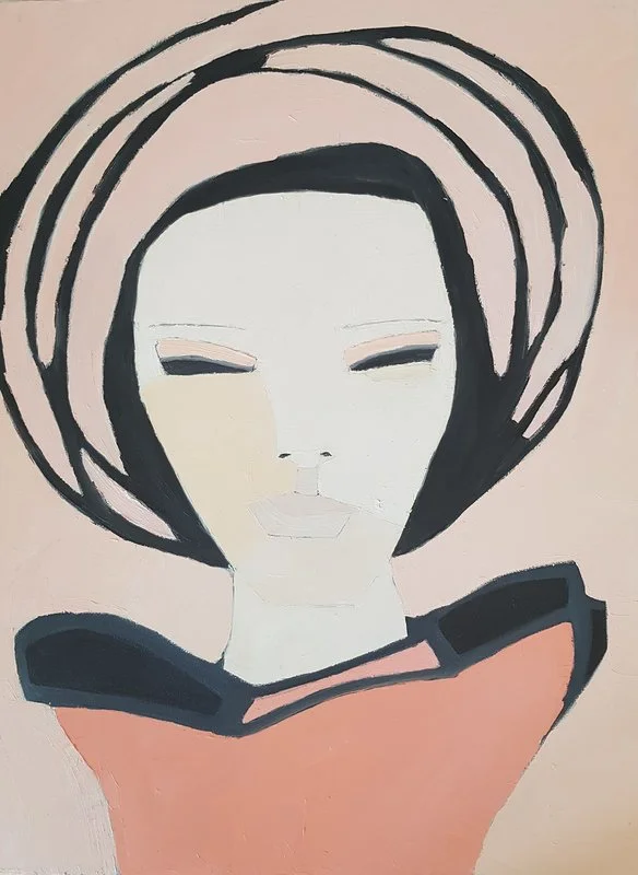 Oljemålning No title av Cecilia Ciscar