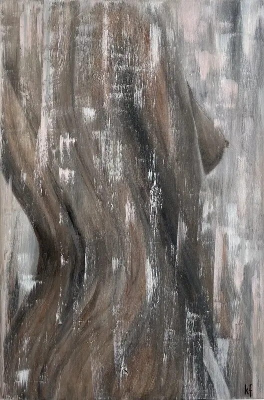 Akrylmålning av Kristina Forslund