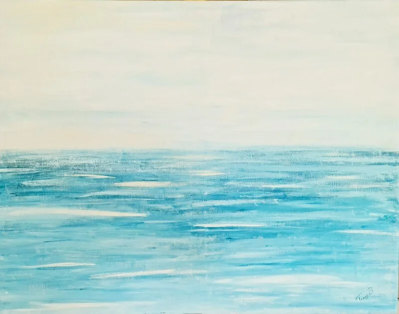 Akrylmålning Ocean av Tommi Bergendahl