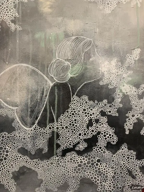 Akrylmålning Sprid ditt ljus av Emma Fager Malmström