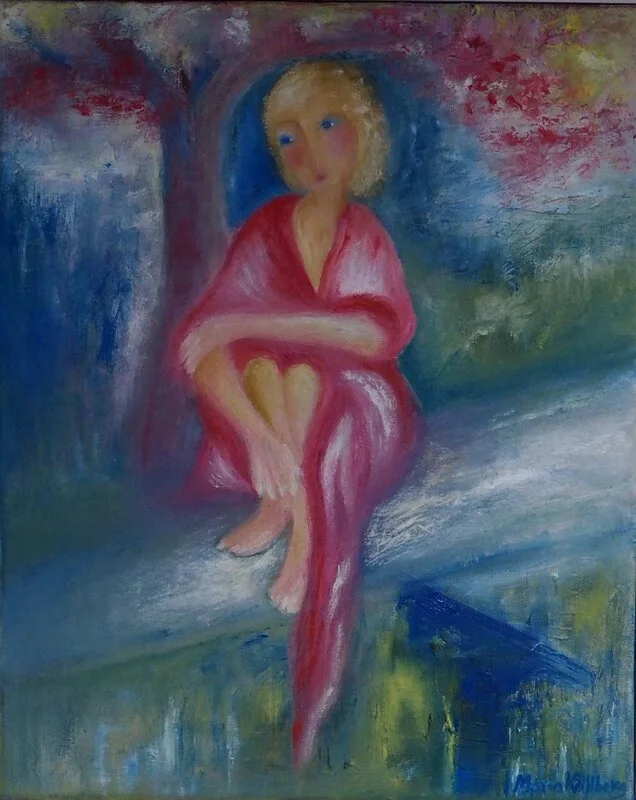 Oljemålning Maria av Maria Källberg