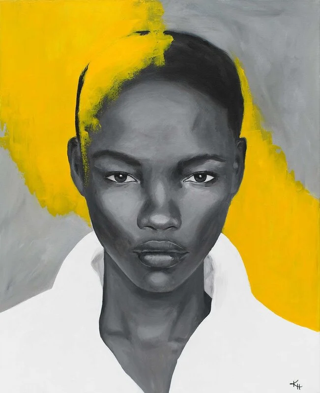 Akrylmålning Stronger av Kirsi Hallberg