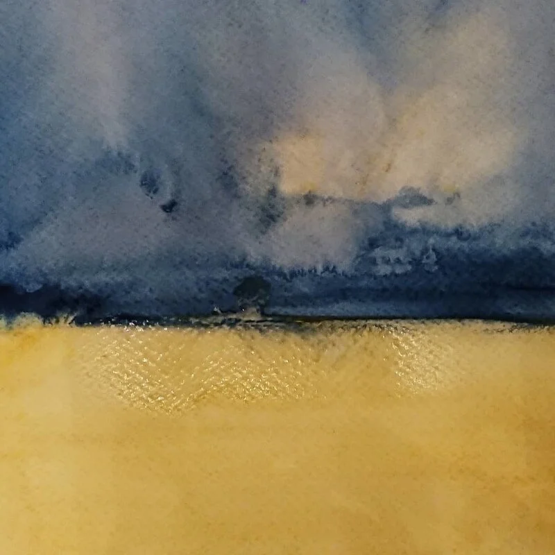 Akvarell Summer in Skåne av Amie Norrman Söderman