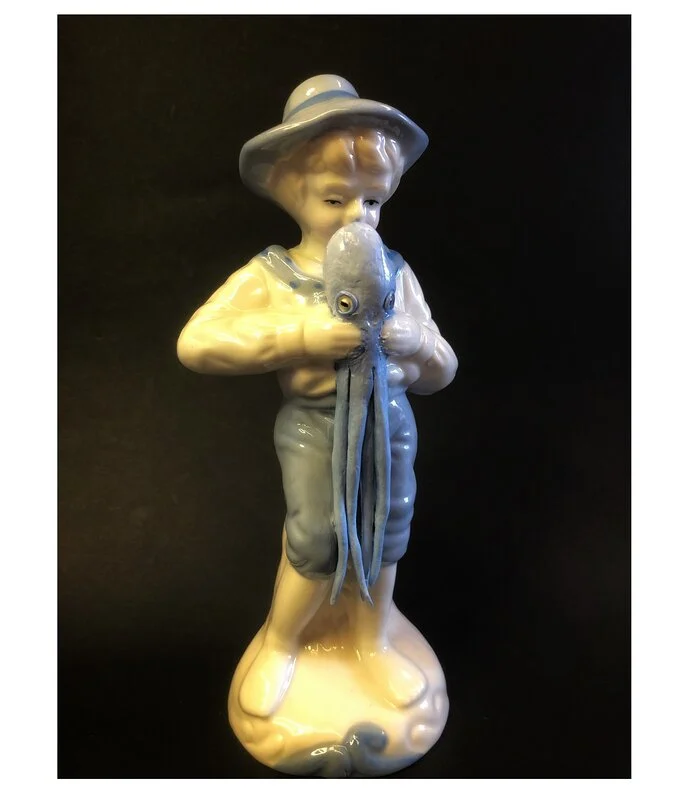 Skulptur Me and my friend av Ola Art