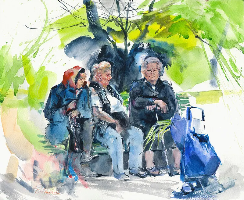 Akvarell En berättelse av Olga Sternyk