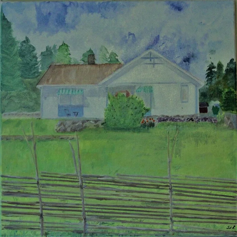 Oljemålning av Siv Åhfelt