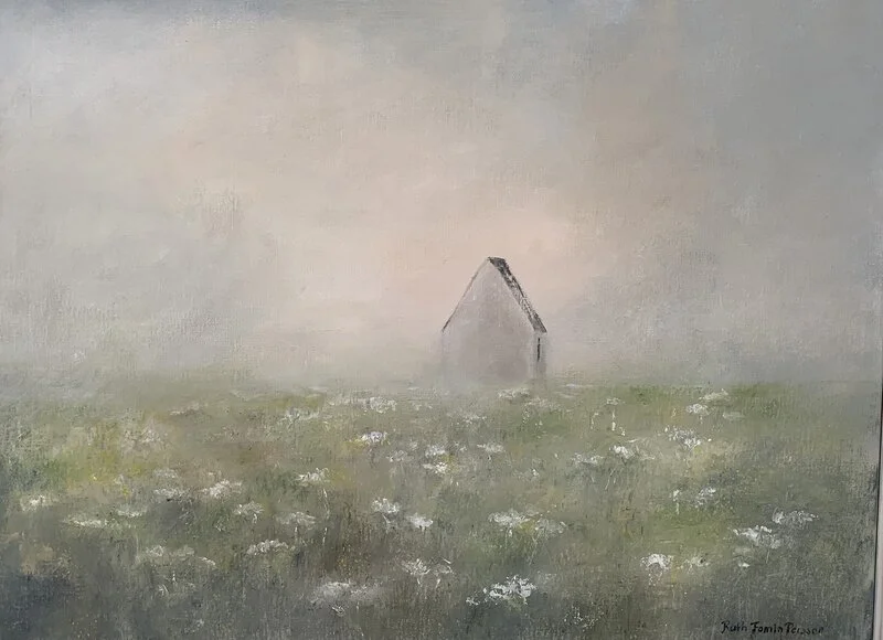 Oljemålning Sommarminne av Ruth Fomin Persson