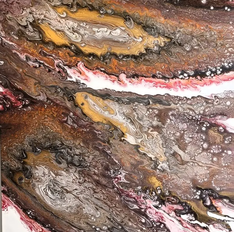 Akrylmålning La Palma av Marianne Solon