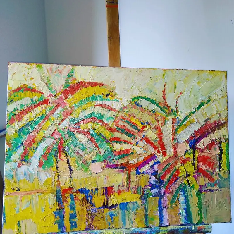 Oljemålning Hawaii av Tuco Adam Swat