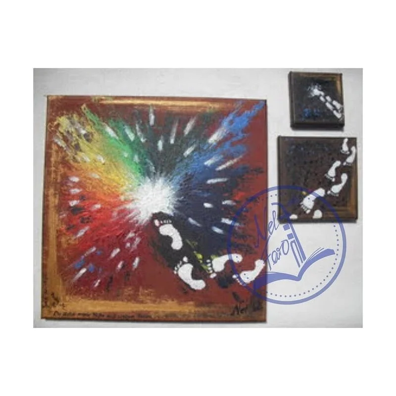 Akrylmålning Füße auf weitem Raum  (P.31,9) av Nel Faro