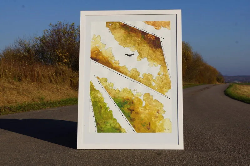 Akvarell Borneo BAT av Jonathan Gustafsson