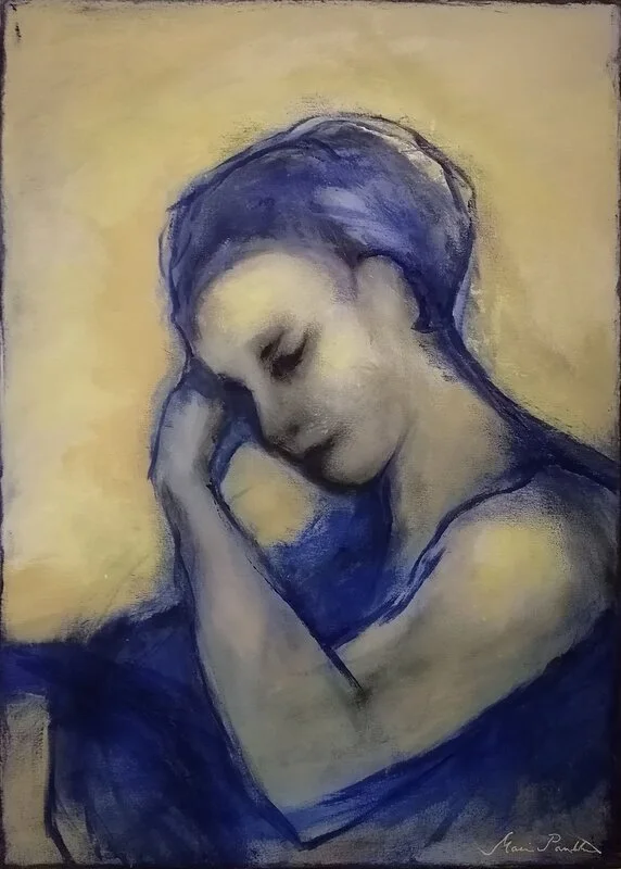 Akrylmålning Saknad av Mari Pääkkönen