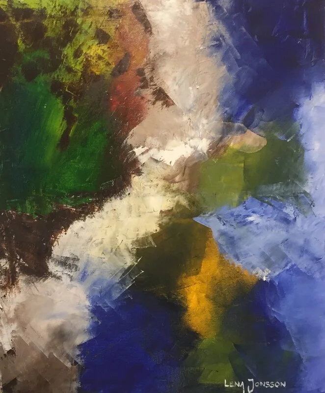 Oljemålning Urladdning av Lena Jonsson