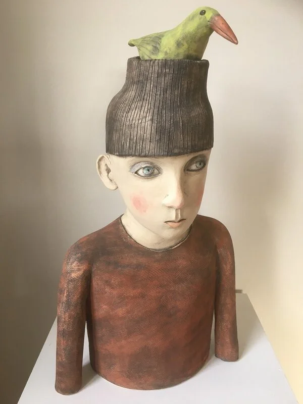 Skulptur Mössbo av Marianne Karlsson