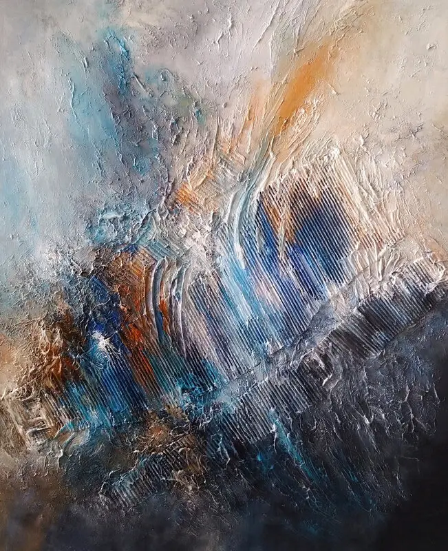 Akrylmålning After rain av Alexandra Petropoulou